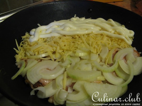 Окорочка с сыром