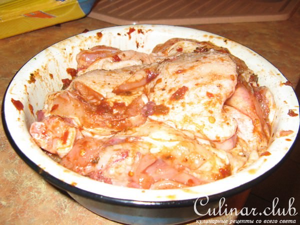 Окорочка с сыром