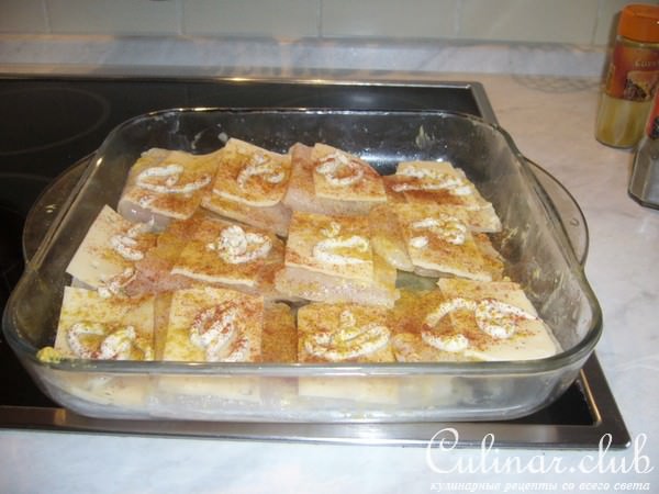 Рыба запеченная под сыром
