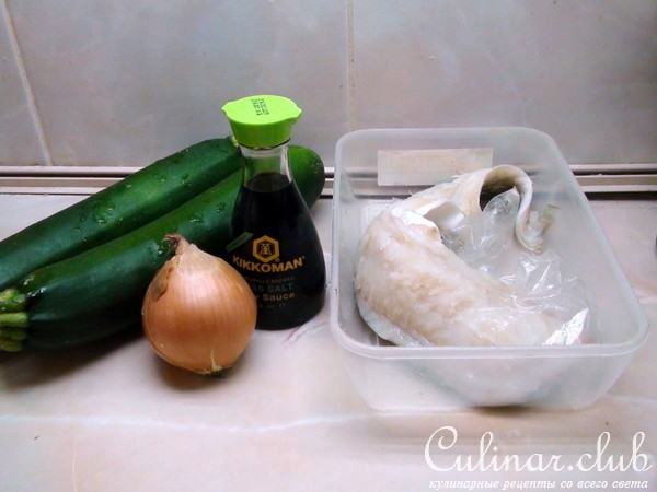 Рулетики из цукини с рыбой.