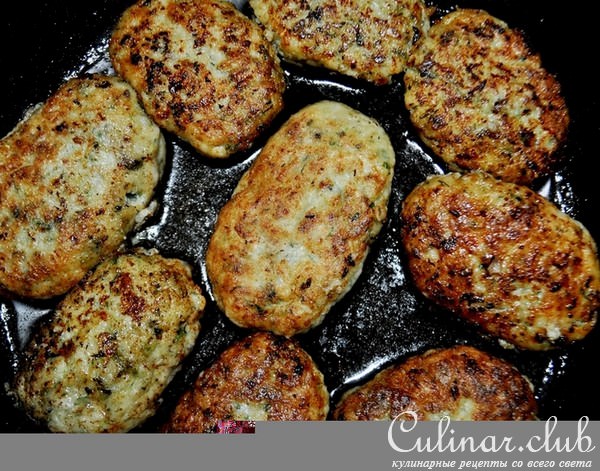 Котлеты из щуки с пряными травами
