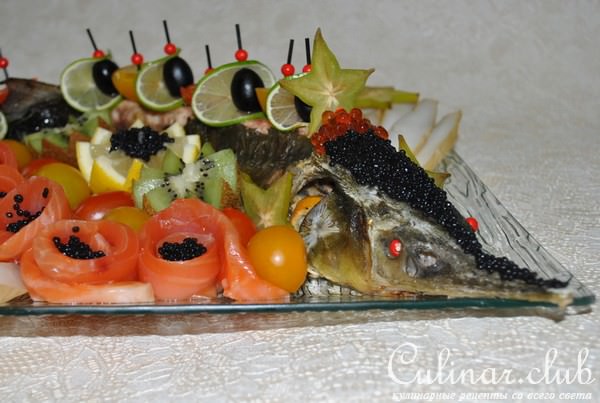Деликатесный осетр, фаршированный к празднику или Very Important Fish