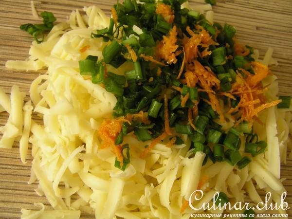 Кассероль с рисом, форелью и моцареллой