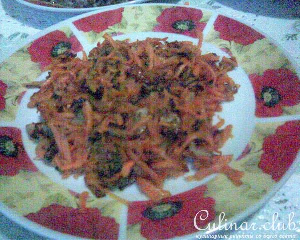 Пикантная рисовая запеканочка с куриной печенью и черносливом