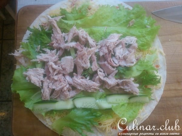 Тортилья с курицей