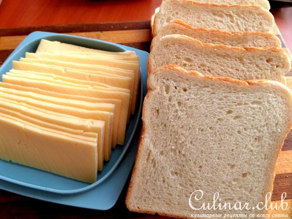Хлебные трубочки с сыром