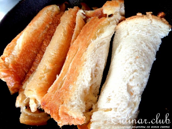 Хлебные трубочки с сыром