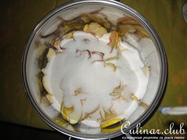 Варенье из айвы на сливовом отваре