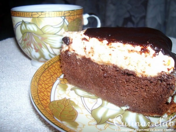 Торт шоколадный с безе (без муки)