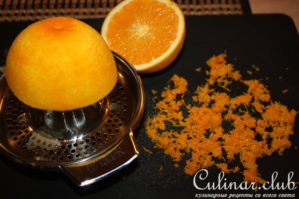 Апельсиновый рулет с джемом и корицей (Torta de laranja)