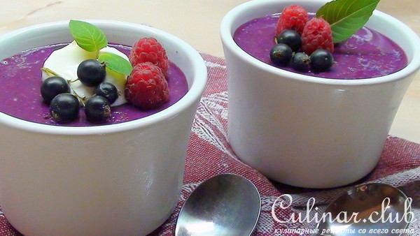 Суфле из садовых ягод со сгущённым молоком. Летний десерт!
