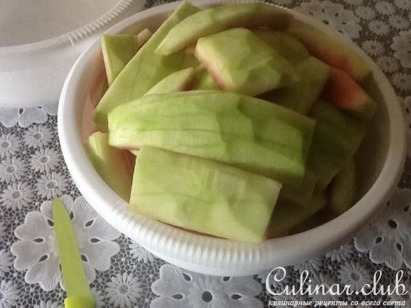 Цукаты из арбузных корок ( вариант)