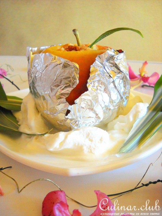 Печеные яблоки на гриле/ в духовом шкафу.