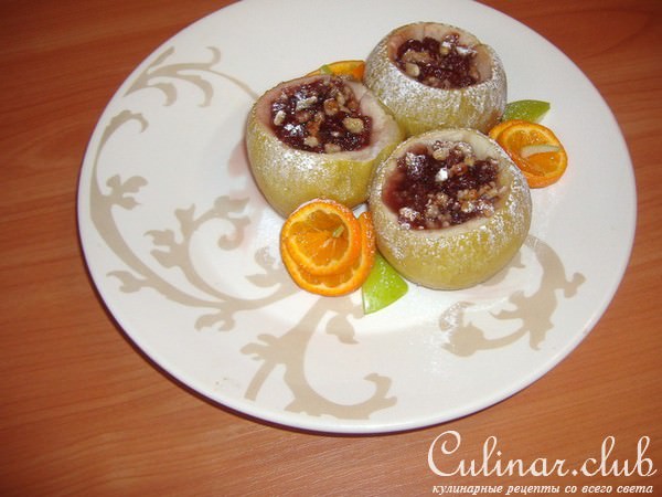 Яблоки по венски