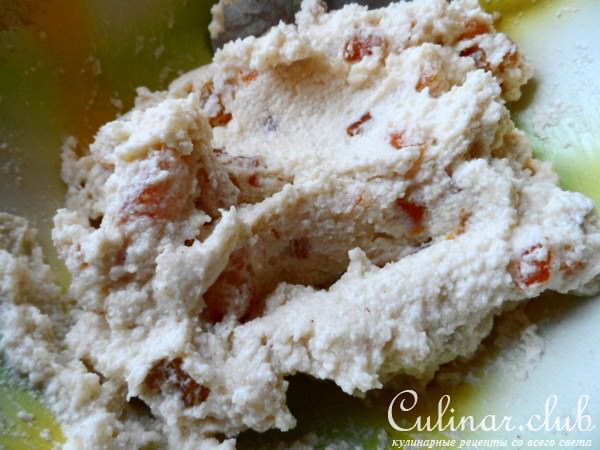 Яблочки печёные с творогом и сухофруктами.