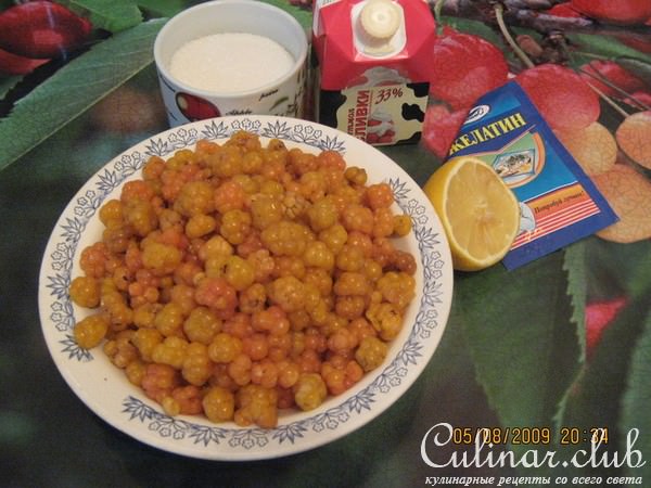Мусс из морошки