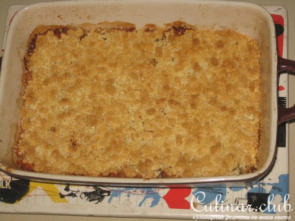 Яблочно-ананасовый крамбл