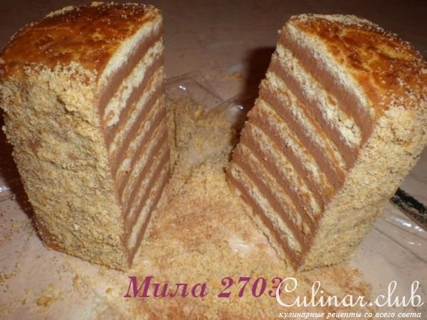 «ПОЛОСАТОЕ» пирожное без выпечки (очень вкусно и просто)