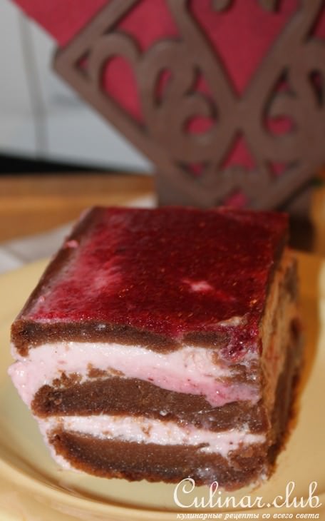 Мокрый шоколад с йогуртовым кремом
