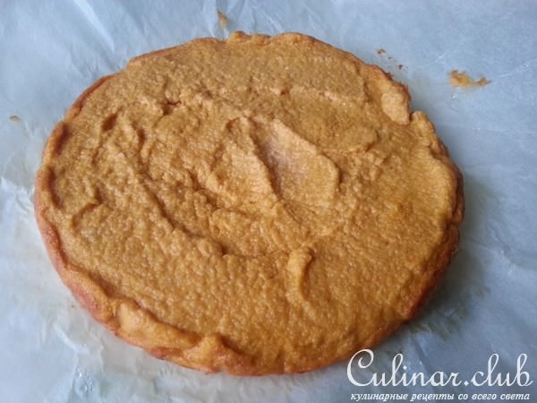 Творожная запеканка с морковью и ананасовым кремом