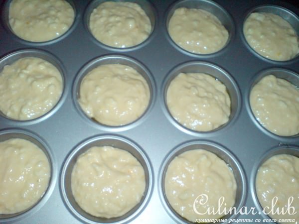 Творожные мини-запеканки с желе "Pina-Colada "