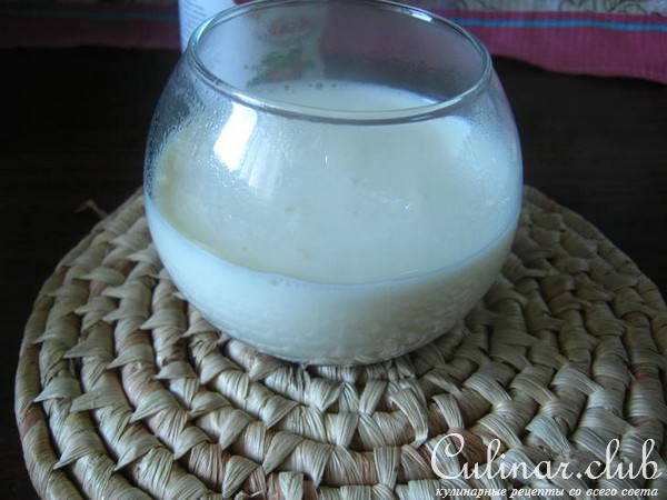 Молочный кисель с клубничным конфитюром "Darbo"