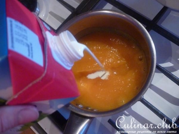 Паста LINGUINE с тыквенным соусом для нежной курочки с чесноком и травами