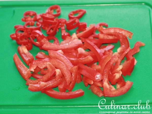 Картофель по китайски c перцем