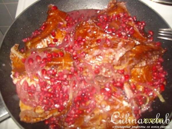 Копченая рыба с Гранатом