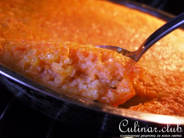 Каша манная с морковью