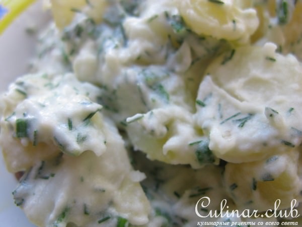 Молодой картофель с зеленью ( два варианта )