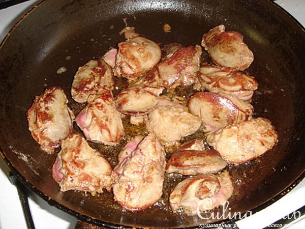 куриная печень в карамельном соусе