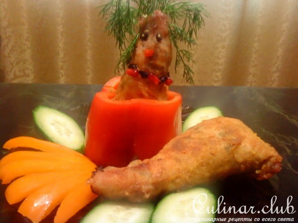 КУРИНЫЕ НОЖКИ ФАРШИРОВАННЫЕ