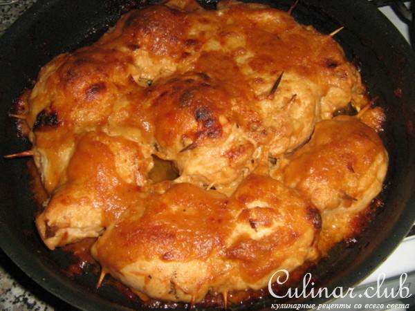 Курица (конвертики из грудки)