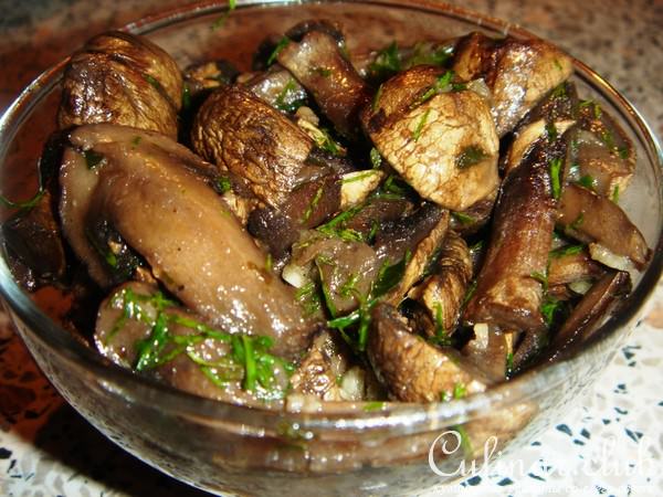 Закусочка из шампиньонов