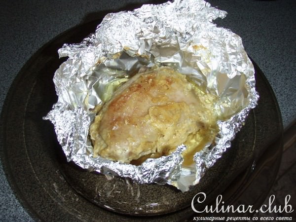 НЕЖНАЯ КУРОЧКА В ФОЛЬГЕ