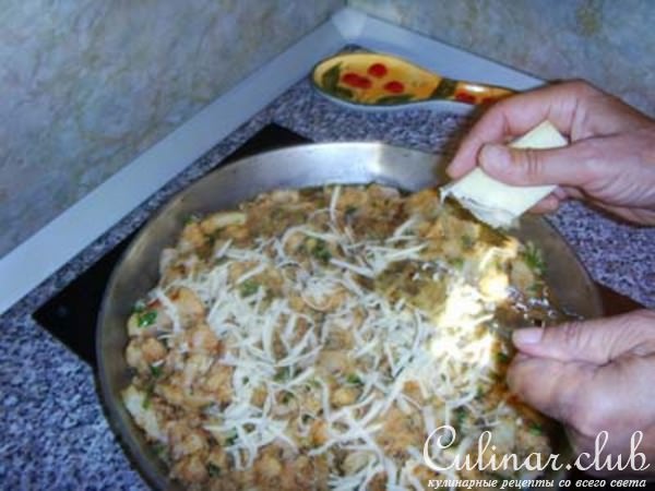 Запеченая цветная капуста.