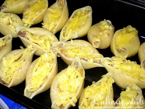 Фаршированые ракушки(вариант).