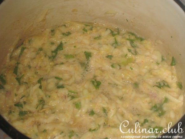 Кабачковые драники с ветчиной и сыром