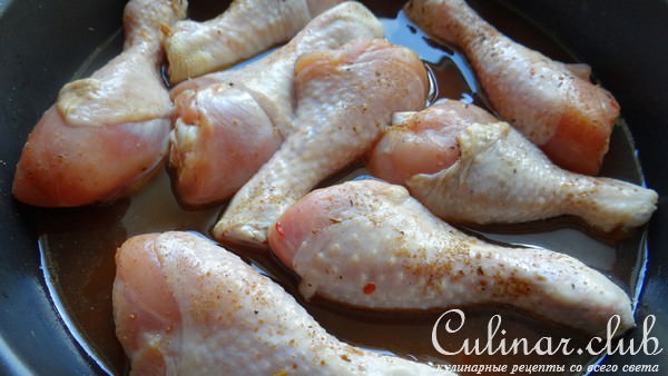 Ароматный шашлык из куриных ножек