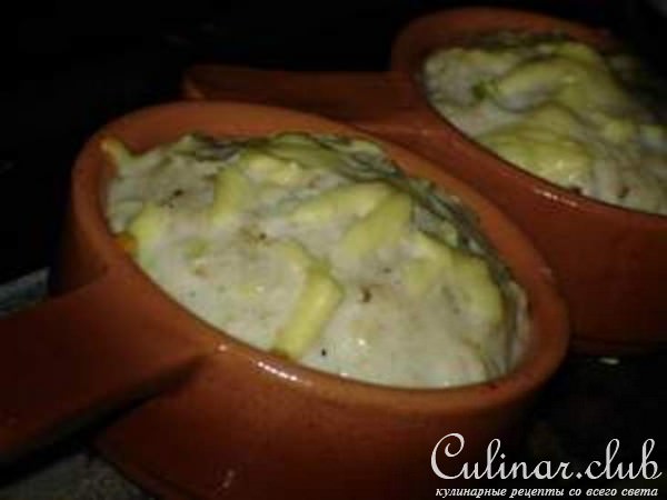 Куриное суфле с овощным спагетти