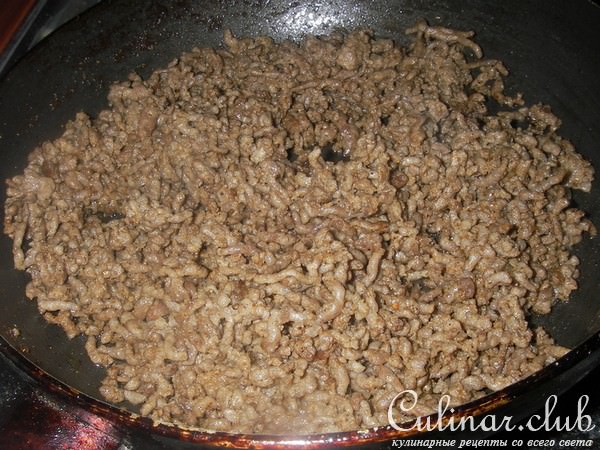 Горячий салат из баклажанов и баранины