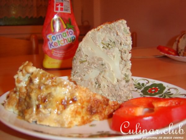Фаршированная цветная капуста.