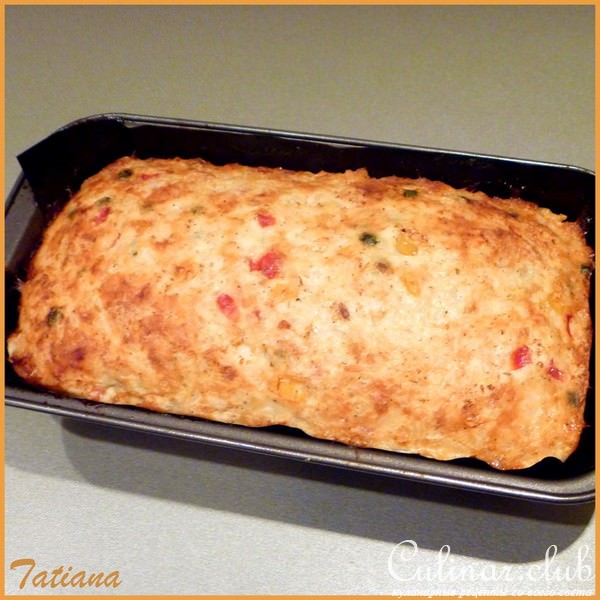 Хлебец куриный с рисом и овощами