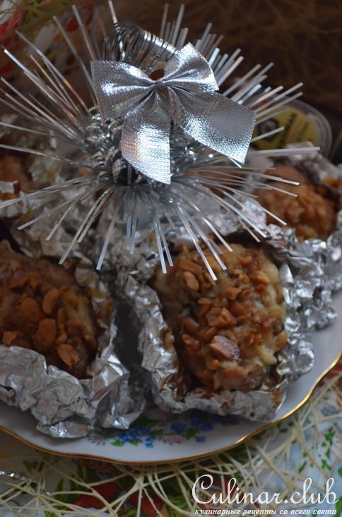 Куриные окорочка с орехами