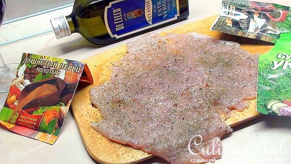 Рулетики из куриного филе с отварным яйцом и зеленью «С добрым утром, любимый!» :)