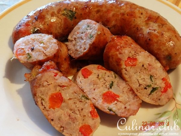 Колбаска свиная-гриль с перчиком