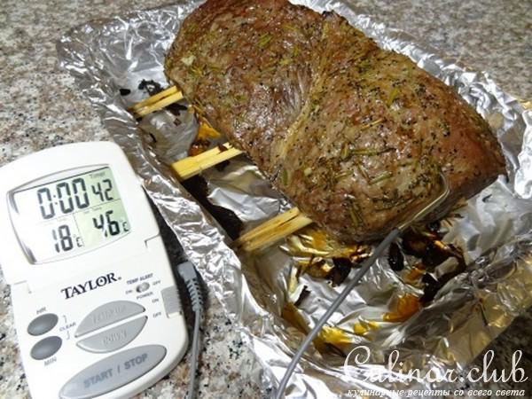 " Кусок Мяса в Имбирно - Медовом Маринаде с Розмарином"