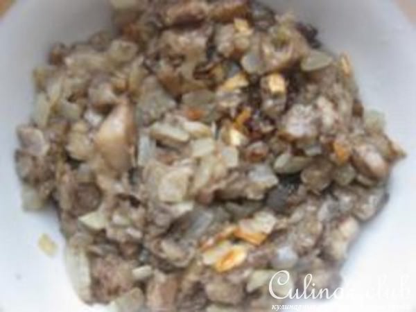"Лапти" из картофеля с грибочками и баклажанами