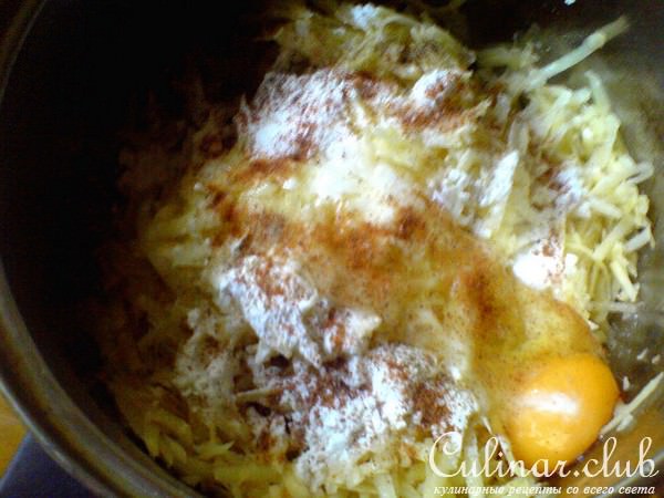 Хрустящие драники с шампиньонами